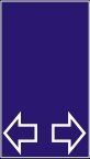Symbol Fahrtrichtungsanzeiger (0°)