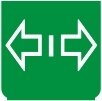 Symbol Fahrtrichtungsanzeiger I (0°)