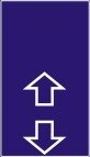 Symbol Fahrtrichtungsanzeiger (90°)