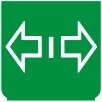 Symbol Fahrtrichtungsanzeiger I (0°)