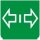 Symbol Fahrtrichtungsanzeiger I (0°)