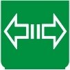 Symbol Fahrtrichtungsanzeiger II (0°)