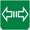 Symbol Fahrtrichtungsanzeiger II (0°)