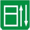 Symbol Fensterheber (0°)