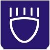 Symbol Fernlicht (90°)