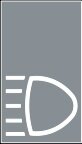 Symbol Fernlicht (0°)