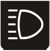 Symbol Fernlicht (0°)