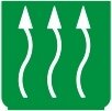 Symbol Frische Luft (0°)