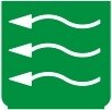 Symbol Frische Luft (270°)