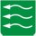 Symbol Frische Luft (270°)