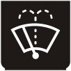 Symbol Frontscheibenwischer + Scheibenwaschanlage (0°)