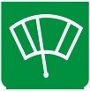 Symbol Frontscheibenwischer intermittierend (0°)