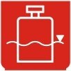 Symbol Füllstand des Tanks (0°)