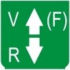 Symbol Gangwähler (0°)