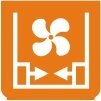 Symbol Gebläse : Passagiere (0°)