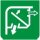 Symbol Gebläserichtung ändern (0°)