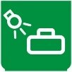 Symbol Gepäckraum-Beleuchtung (0°)