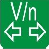 Symbol Geschwindigkeit (0°)