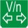 Symbol Geschwindigkeit (0°)