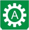 Symbol Getriebe automatique (0°)