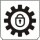 Symbol Getriebesperre (0°)