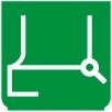 Symbol Grobkehraufrechtn. (0°)