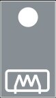 Symbol Heckscheibenheizung (0°)