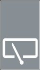 Symbol Heckscheibenwischer (0°)