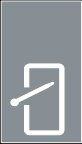 Symbol Heckscheibenwischer (90°)