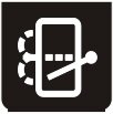Symbol Heckscheibenwischer + Scheibenwaschanlage (270°)