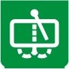 Symbol Heckscheibenwischer + Scheibenwaschanlage (180°)