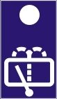 Symbol Heckscheibenwischer + Waschanlage (0°)