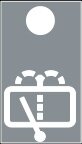 Symbol Heckscheibenwischer + Waschanlage (0°)