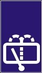 Symbol Heckscheibenwischer + Waschanlage (0°)