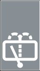 Symbol Heckscheibenwischer + Waschanlage (0°)