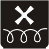 Symbol Heizung (0°)