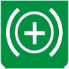 Symbol Hilfsbremse (0°)