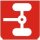 Symbol Hinterachse auskuppeln (0°)