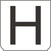 Symbol HOCH (0°)