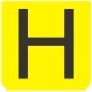 Symbol HOCH (0°)