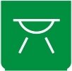 Symbol Innenbeleuchtung (niedrig) (0°)