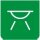 Symbol Innenbeleuchtung (niedrig) (0°)