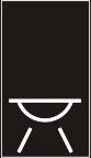 Symbol Innenbeleuchtung (niedrig) (0°)