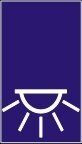 Symbol Innenlicht (hoch) (0°)