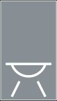 Symbol Innenlicht (niedrig) (0°)