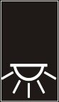 Symbol Innenlicht (oben) (0°)