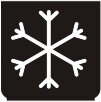Symbol Klimatisierung (0°)