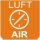 Symbol komprimierte Luft (0°)