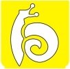 Symbol Langsam (Schnecke) (90°)