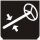Symbol Lenkradschloss (0°)